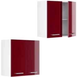 Pensile „R-Line“ 60cm Bordeaux Lucido/Bianco Vicco -Wenko Negozio 52053198 4