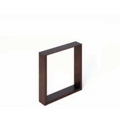 Gamba Per Mobili | Stile Funzionale | Realizzato In Acciaio | Finitura Ruggine | Progetti Di Restauro Fai-da-te | Misure 380*80*382mm | Altezza: 15" | Facile Installazione Imbullonata | 1 Unità