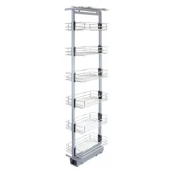Colonna Estraibile Da Cucina Cestello Estraibile In Acciaio Inossidabile Dipensa Estraibile Con 6 Cestelli Per Altezza 190-220cm