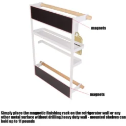 Magnetico Salvaspazio Portaspezie, Portaspezie Da Appendere Mensola Cucina Da Appendere Al Frigo Porta Spezie Mensola Bagno Porta Spezie Da Appendere Con 6 Ganci 34 X 27,5 X 7,5 Cm 8 Magnetico Salvaspazio Portaspezie, Portaspezie Da Appendere Mensola Cucina Da Appendere Al Frigo Porta Spezie Mensola Bagno Porta Spezie Da Appendere Con 6 Ganci 34 X 27,5 X 7,5 Cm -Wenko Negozio 53118299 4