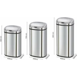 Cestino Dei Rifiuti Automatico 68L MAJESTIC -Wenko Negozio 53284545 5