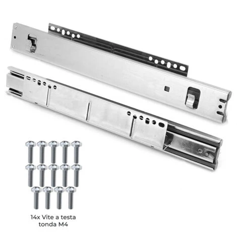 Cestelli Estraibili In Acciaio Per Cucina Cassetti Organizzazione Credenza Cesto In Acciaio Con Telaio E Binari Per Dispensa Da 50cm Organizza Unità 50 Cm Con Viti GRATIS - 4 Cesti 5 Cestelli Estraibili In Acciaio Per Cucina Cassetti Organizzazione Credenza Cesto In Acciaio Con Telaio E Binari Per Dispensa Da 50cm Organizza Unità 50 Cm Con Viti GRATIS - 4 Cesti - immagine 5