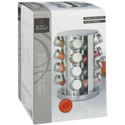 Portaspezie Girevole Con 16 Barattoli In Vetro 7 Portaspezie Girevole Con 16 Barattoli In Vetro -Wenko Negozio 54177352 4