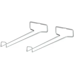 MetalTex Set 2 Binari Sottoripiano Porta 5/6 Calici Ciascuno Cm 41x11x4 Polytherm Rail 41