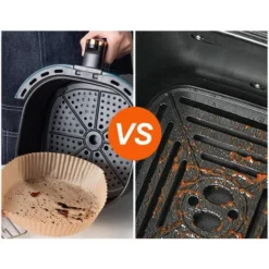 Carta Forno Friggitrice Ad Aria Carta Monouso Fodera Antiaderente 50 Pz 16x4.5cm -Wenko Negozio 54428821 4