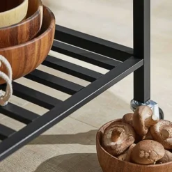 SoBuy Carrello Da Cucina Con 2 Cassetti Mobile Da Ingresso Credenza Carrello Portaoggetti Design Industriale, FKW112-PF -Wenko Negozio 54873764 3