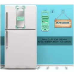 Mandolina Tagliaverdure Affettatrice Manuale Multifunzione 4 Lame Cucina Taglia -Wenko Negozio 55067372 5