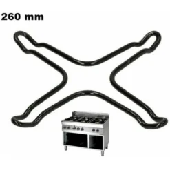 RIDUTTORE RIDUZIONE 4 PUNTE SMALTATA 260 Mm X CUCINA GAS INDUSTRIALE RISTORANTE