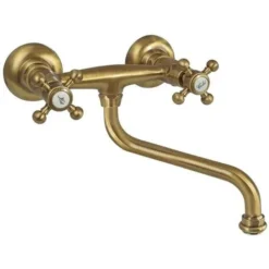 Miscelatore Lavello A Muro Con Canna Orientabile Colore Bronzo Paffoni Belinda FBLV161BR Bronzo