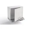 Sopracappa Cucina 60x31xH48 Cm In Legno Bianco Alaska Con Anta E Depuratore Bianco