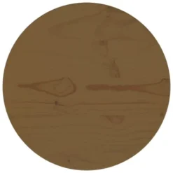 Piano Tavolo Marrone Ø30x2,5 Cm In Legno Massello Di Pino VidaXL