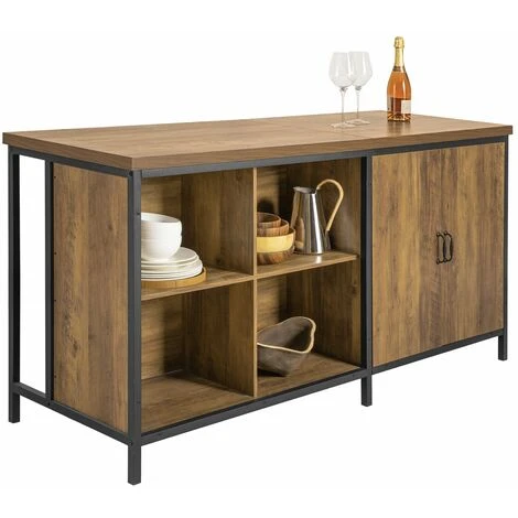 SoBuy Isola Cucina Mobile Da Cucina Autoportante Credenza Tavolo Da Bar Design Industriale 170x60x89cm KNL01-F 1 SoBuy Isola Cucina Mobile Da Cucina Autoportante Credenza Tavolo Da Bar Design Industriale 170x60x89cm KNL01-F