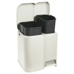 Patty 2 Pattumiera A Pedale Per La Raccolta Differenziata Con Due Scomparti