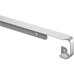 Profilo Di Giunzione Angolare, Piano Di Lavoro 58 Mm, Forma 2 Quarti Di Tondo, Raggio 0 - 2 Mm, Alluminio Nordlinger