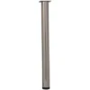 Gamba Da Tavolo Cilindrica Regolabile In Acciaio Spazzolato Grigio, Da 70 A 73 Cm HETTICH