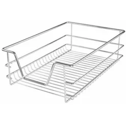 Nova Set 2 Cestelli Estraibili Da Cucina Guide Scorrevoli In Metallo Varie Larghezze Dimensioni : 40 Cm -Wenko Negozio 58894325 4