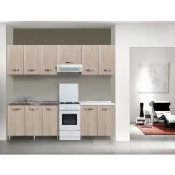 Base Cucina 80x60xH82 In Legno Bianco Frassinato Bianco -Wenko Negozio 5903984 5