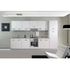 Pensile Cucina 60x32xH72 In Legno Bianco Frassinato Bianco 7 Pensile Cucina 60x32xH72 In Legno Bianco Frassinato Bianco -Wenko Negozio 5903999 3