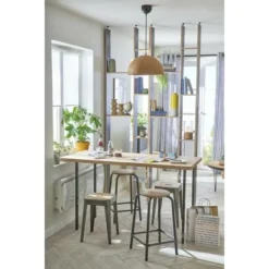 Gamba Fissa Del Tavolo Quadrata In Acciaio Epossidico Nero, 80 Cm HETTICH -Wenko Negozio 59096350 3