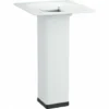 Gamba Fissa Per Mobile Quadrata In Acciaio Epossidico Bianco, 10 Cm HETTICH