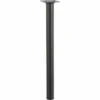 Gamba Fissa Per Tavolino Cilindrica In Acciaio Epossidico Nero, 40 Cm HETTICH