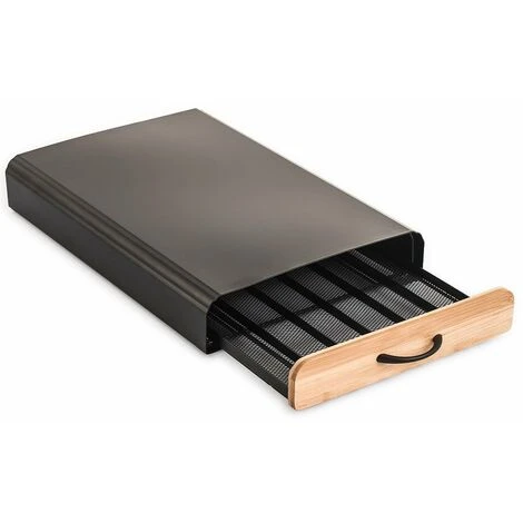 Contenitore Cassetto Porta Cialde Capsule Caffe Bustine Te Zucchero In Metallo 3 Contenitore Cassetto Porta Cialde Capsule Caffe Bustine Te Zucchero In Metallo - immagine 3