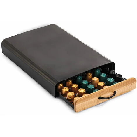 Contenitore Cassetto Porta Cialde Capsule Caffe Bustine Te Zucchero In Metallo 4 Contenitore Cassetto Porta Cialde Capsule Caffe Bustine Te Zucchero In Metallo - immagine 4