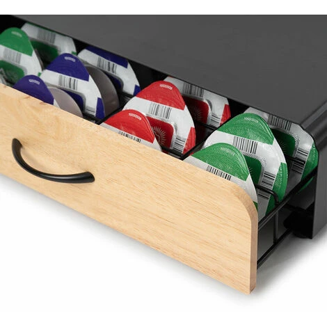 Contenitore Cassetto Porta Cialde Capsule Caffe Bustine Te Zucchero In Metallo 5 Contenitore Cassetto Porta Cialde Capsule Caffe Bustine Te Zucchero In Metallo - immagine 5