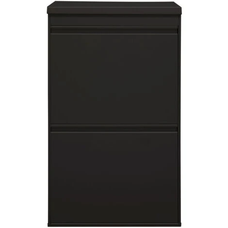 ARREGUI Top CR626-B Pattumiera Per Raccolta Differenziata Con Ripiano Superiore Multiuso, 4 Secchi, Mobile D'acciaio Per Differenziata, 4 X 17L - 68L, Nero 4 ARREGUI Top CR626-B Pattumiera Per Raccolta Differenziata Con Ripiano Superiore Multiuso, 4 Secchi, Mobile D'acciaio Per Differenziata, 4 X 17L - 68L, Nero - immagine 4