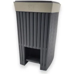 ECOPLAST PATTUMIERA A PEDALE DOGA 20LT GRIGIO ANTRACITE