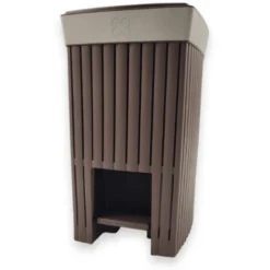 ECOPLAST PATTUMIERA A PEDALE DOGA 20LT MOKA