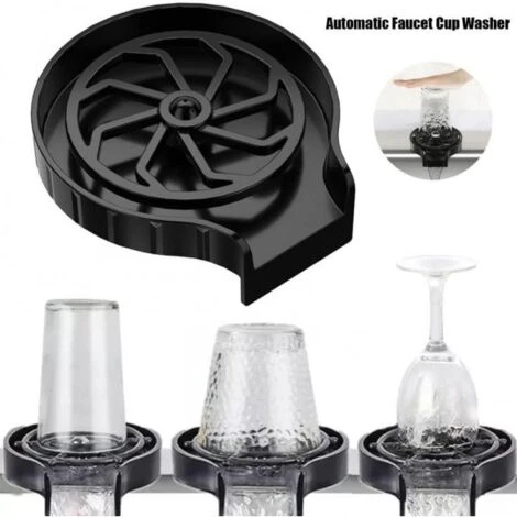 Trade Shop - Lavabicchieri Automatico A Pressione Lava Bicchieri Fissaggio Su Lavello Cucina 2 Trade Shop - Lavabicchieri Automatico A Pressione Lava Bicchieri Fissaggio Su Lavello Cucina - immagine 2