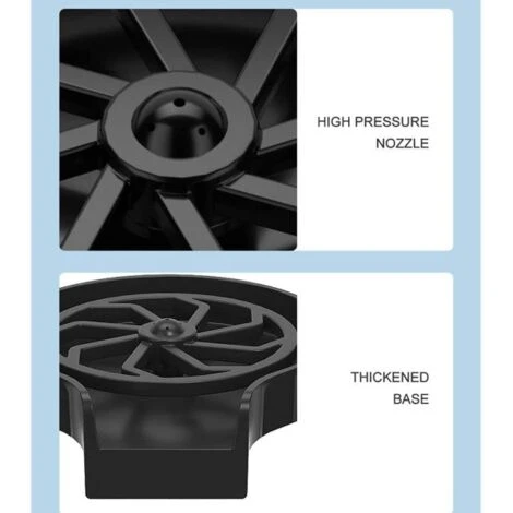 Trade Shop - Lavabicchieri Automatico A Pressione Lava Bicchieri Fissaggio Su Lavello Cucina 5 Trade Shop - Lavabicchieri Automatico A Pressione Lava Bicchieri Fissaggio Su Lavello Cucina - immagine 5