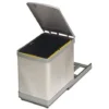 Gollinucci 281 Bidone Estraibile Per Mobili Da 16 Litri Inox