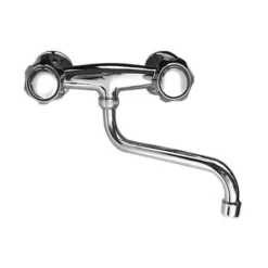 Rubinetto Cucina Lavanderia A Muro Con Canna Girevole, In Ottone 7 Rubinetto Cucina Lavanderia A Muro Con Canna Girevole, In Ottone -Wenko Negozio 6360512 3