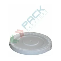 Coperchio In Plastica (PP), A Pressione, Sigillo Di Garanzia Per Secchio Conico 17 E 19 Lt