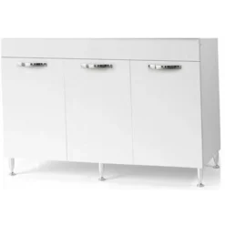Sottolavello Cucina Componibile Con Ante 120 Cm Bianco