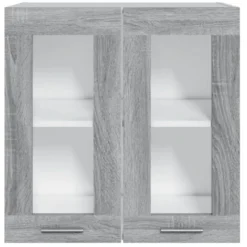 Pensile In Vetro Grigio Sonoma 60x31x60 Cm Legno Multistrato VidaXL -Wenko Negozio 64162639 4