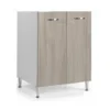 Sottolavello Cucina Componibile Con Ante 80 Cm Olmo.