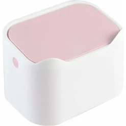 Kueatily Cestino Portatile Per Ufficio (bianco)