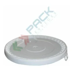 Coperchio In Plastica (PP), A Pressione Con Sigillo Di Garanzia E Anelli Per Secchio Conico 30 Lt (VDR30000)