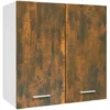 Mobile Pensile Rovere Fumo 60x31x60 Cm In Legno Ingegnerizzato VidaXL