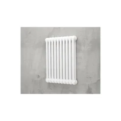 Radiatore Tubolare Multicolonna Bianco Con Tappi Bianco 10 Elementi 2 Colonne H. 2000 Mm 0Q0022000100000