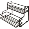 Pratico Portaspezie, Portaspezie Da Cucina, Organizer Per Il Bagno, Portaspezie A 2 Livelli, Ideale Per La Conservazione Della Casa