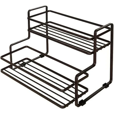 Pratico Portaspezie, Portaspezie Da Cucina, Organizer Per Il Bagno, Portaspezie A 2 Livelli, Ideale Per La Conservazione Della Casa 1 Pratico Portaspezie, Portaspezie Da Cucina, Organizer Per Il Bagno, Portaspezie A 2 Livelli, Ideale Per La Conservazione Della Casa