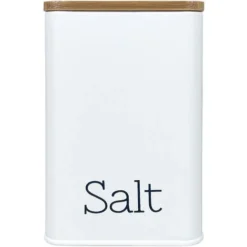 Contenitori Latta Bianchi Cucina Contenitore Certificato Alimenti Barattoli Coperchio In Bamboo Organizer Caffè,Sale,Zucchero Tris Caffe/Zucchero/Sale -Wenko Negozio 67460755 4