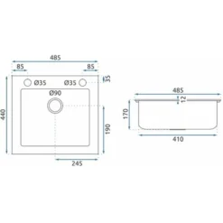 Lavello Granit West Gray -Wenko Negozio 67633653 5