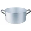 Casseruola Alta In Alluminio - 2 Manici - Ø24xh13 Cm