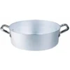 Casseruola Bassa In Alluminio - 2 Manici - Ø28xh10 Cm