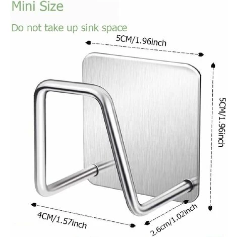 Confezione Da 2 Portaspugne In Acciaio Inox 304 Portaspugne Per Lavello Da Cucina Spugna Autoadesiva Impermeabile 2 Confezione Da 2 Portaspugne In Acciaio Inox 304 Portaspugne Per Lavello Da Cucina Spugna Autoadesiva Impermeabile - immagine 2